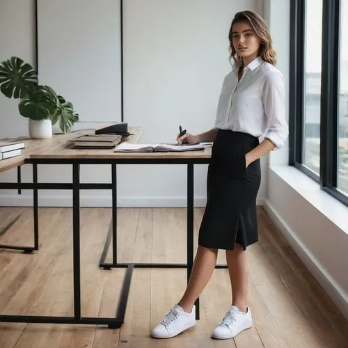 secretary,business girl,secretarial,office worker,menswear for women,krakoff,business woman,woman in menswear,standing desk,superga,businesswoman,secretaria,onitsuka,receptionist,culottes,filippa,black and white pieces,blur office background,desk,errani,Photography,Black and white photography,Black and White Photography 04