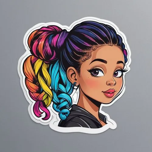 rockabella,tiktok icon,girl with speech bubble,dribbble icon,vector illustration,vector art,clipart sticker,vector graphic,vector girl,twitch icon,dribbble,illustrator,stickers,mermaid vectors,vector design,sticker,kids illustration,princess leia,custom portrait,edit icon,Unique,Design,Sticker