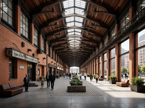 carreau,marunouchi,south station,trainshed,train station passage,factory hall,britomart,atriums,benaroya,industrial hall,esplanades,upper market,atrium,market hall,colonnades,inside courtyard,wintergarden,brygge,colonnade,eveleigh