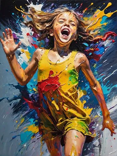 splash paint,exuberance,the festival of colors,exhilaration,paint splatter,exuberant,Conceptual Art,Oil color,Oil Color 21