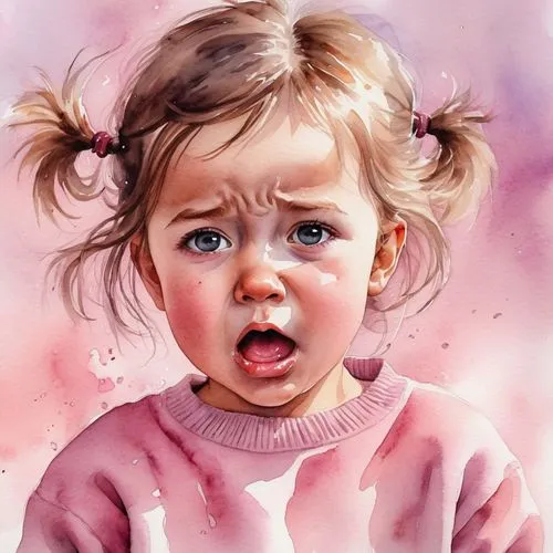 little girl in pink dress,watercolor painting,digital painting,worried girl,girl portrait,watercolor pencils,kids illustration,astonishment,donsky,watercolor baby items,gekas,girl drawing,crying baby,watercolor,expression,little girl,watercolour paint,young girl,the little girl,toddler,Photography,General,Realistic