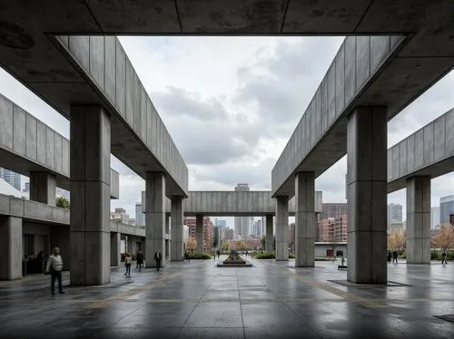 underpasses,brutalist,kansai university,psychiko,scampia,lingotto,brutalism,skyways,nihonbashi,marunouchi,underpass,urban landscape,masp,chipperfield,odaiba,yonsei,cityu,skybridge,bicocca,sloterdijk