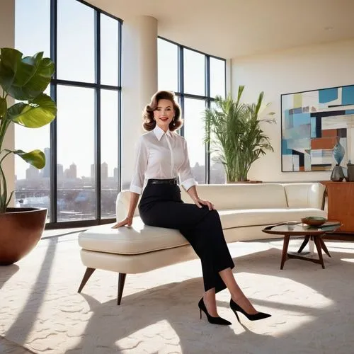 chairwoman,secretary,business woman,secretarial,businesswoman,moneypenny,ekornes,office chair,ardant,mid century modern,eames,henstridge,real estate agent,coretta,ceo,modern office,business women,cochairwoman,baranski,midcentury,Illustration,Retro,Retro 12