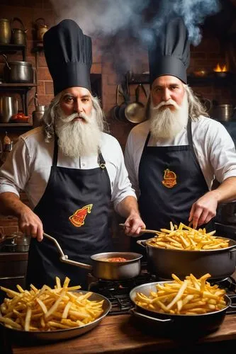 belgian fries,chef's uniform,restaurants online,chef hats,chefs,cuisine of madrid,patatas bravas,men chef,schnitzel with fries,funnel chanterelles,cooking book cover,pommes dauphine,fried potatoes,chanterelles,crêpe suzette,pommes anna,catering service bern,steak frites,fish and chip,chef,Photography,Documentary Photography,Documentary Photography 34