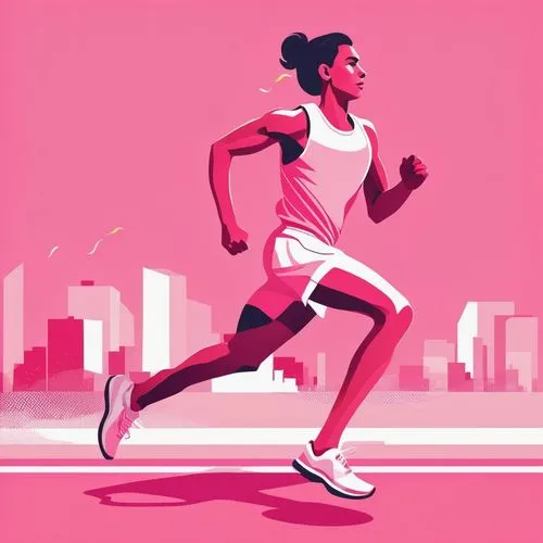 female runner,long-distance running,middle-distance running,vector illustration,sprint woman,half-marathon,vector graphic,pink vector,free running,racewalking,vector art,dribbble icon,vector graphics,run uphill,runner,dribbble,vector image,sports exercise,aerobic exercise,marathon,Illustration,Vector,Vector 02