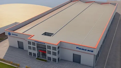 a modern factory like porcshe,prefabricated buildings,aerospace manufacturer,industrial building,hangar,sewage treatment plant,patriot roof coating products,factory ship,contract site,industrial hall,