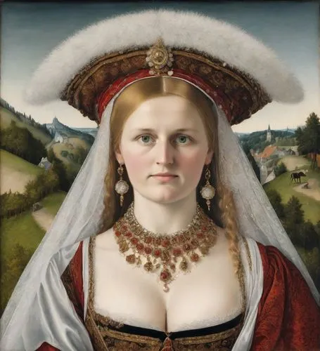 cranach,perugino,fraulein,seberg,mezzosoprano,pinturicchio,bronzino,renaissance,principessa,scholastica,portrait of a woman,tudor,portrait of a girl,rodenberg,rosnazura,frau,eckersberg,peraino,lacerta,lucrezia