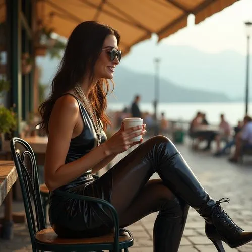 woman drinking coffee,woman at cafe,opatija,luino,ioannina,budva,Photography,Fashion Photography,Fashion Photography 03