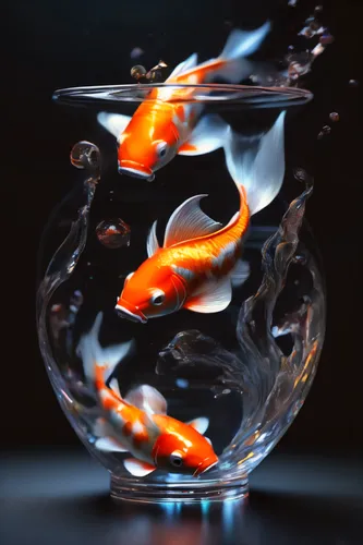 koi fish,koi carp,koi,koi carps,fish in water,ornamental fish,goldfish,koi pond,fire and water,aquarium decor,fractalius,cinema 4d,fishes,two fish,fish tank,aquarium,glass painting,fighting fish,glass vase,glass series,Conceptual Art,Sci-Fi,Sci-Fi 01