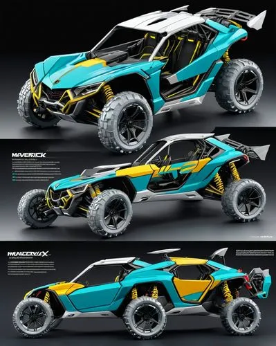 an industrial design sketch of a beautiful Can-Am Maverick XRS Turbo (construction plan),  alien advanced concept model, futuristic style with all the data related to its construction, very detailed, 