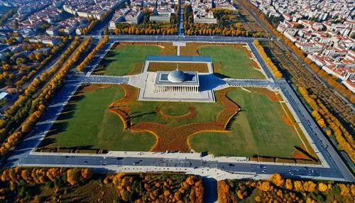 changgyeonggung palace,gyeongbok palace,mannheim,schönbrunn castle,champ de mars,sanssouci,versailles,palace garden,verdun,dhammakaya pagoda,tuileries garden,aerial view,osaka castle,gyeonghoeru,russian pyramid,schlossgarten,tsaritsyno,japan peace park,trocadero,view from above,Photography,General,Realistic