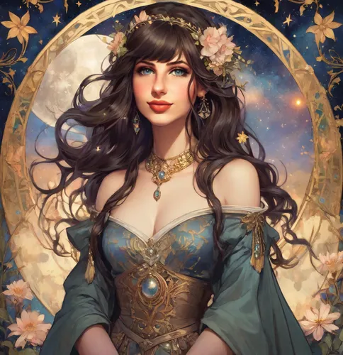 fantasy portrait,zodiac sign libra,fairy queen,poker primrose,primrose,elven flower,flora,jasmine blossom,queen of the night,libra,golden wreath,zodiac sign gemini,flower fairy,celtic queen,flowers celestial,rosa ' amber cover,fairy tale character,artemisia,zodiac sign leo,jasmine