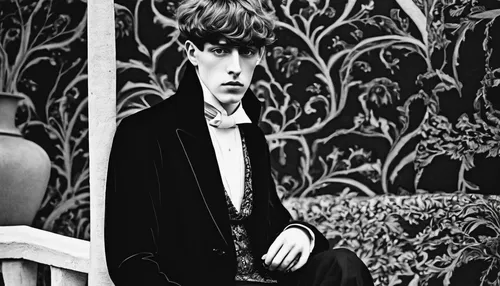 vintage boy,black coat,beatnik,sherlock,george russell,overcoat,submarine,dark gothic mood,chen,vintage background,mick,b w,holmes,tilda,grayscale,header,sherlock holmes,blackandwhite,notting hill,beachhouse,Illustration,Black and White,Black and White 24