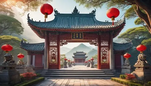 qibao,hall of supreme harmony,wudang,hanging temple,qingcheng,baoqing,tianxia,shuozhou,changfeng,chaozhou,white temple,xingfang,guobao,buddhist temple,jingshan,hengdian,guangning,palyul,benxi,sanshui,Conceptual Art,Fantasy,Fantasy 24