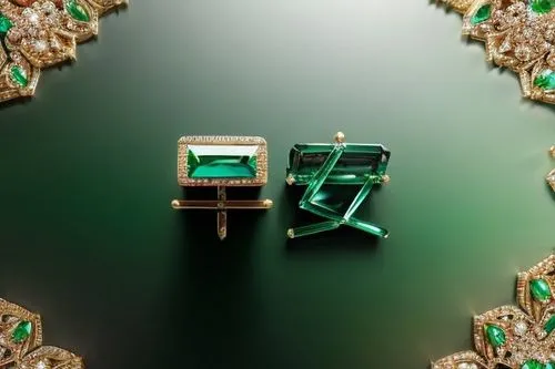 cartier,emerald sea,enamelled,cuban emerald,pcb,circuit board,emerald,cufflinks,greed,jewelries,jewelry manufacturing,frame ornaments,aaa,mahjong,poker table,printed circuit board,cufflink,diadem,grave jewelry,kaaba,Realistic,Jewelry,High Society