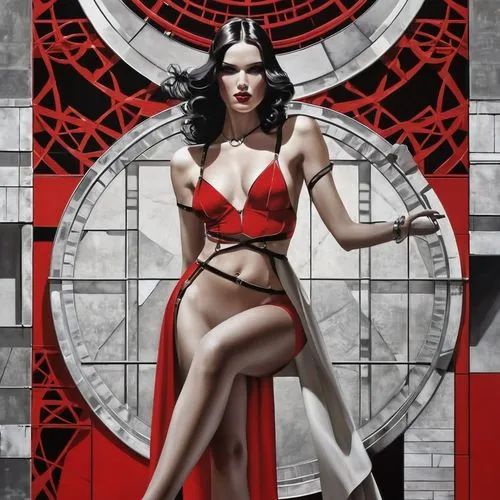 elektra,vampirella,baroness,zatara,macniven,darth talon,Illustration,Realistic Fantasy,Realistic Fantasy 10