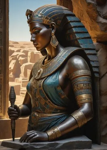 sphinx pinastri,horus,neferhotep,sphinx,ancient egyptian girl,cleopatra,Illustration,Realistic Fantasy,Realistic Fantasy 06