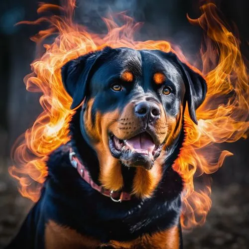 rottweiler,rottweilers,firedoglake,fire background,pyromaniac,pyromania,Photography,Artistic Photography,Artistic Photography 04