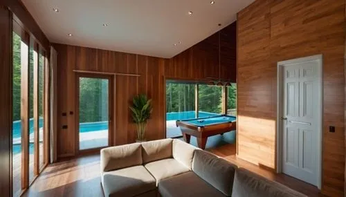 luxury bathroom,amanresorts,interior modern design,wooden sauna,pool house,paneling,wood window,inverted cottage,cabin,modern room,contemporary decor,fallingwater,poolroom,forest house,great room,chalet,wood floor,interior design,bohlin,lefay