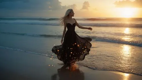 mermaid silhouette,celtic woman,sirene,woman silhouette,girl in a long dress,enchantment