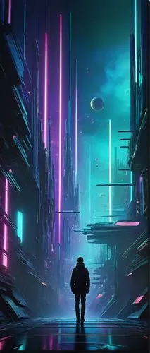 cyberpunk,futuristic landscape,futuristic,scifi,cyber,vapor,sci - fi,sci-fi,ultraviolet,vast,cyberspace,dystopian,dystopia,sci fiction illustration,beyond,cg artwork,sci fi,anomaly,metropolis,wanderer,Conceptual Art,Sci-Fi,Sci-Fi 25