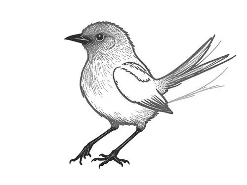 bird drawing,bird png,line art birds,bird illustration,titmouse,small bird,Design Sketch,Design Sketch,Rough Outline