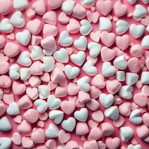 heart marshmallows,puffy hearts,heart candies,candy hearts,heart candy,valentine candy,Conceptual Art,Fantasy,Fantasy 22