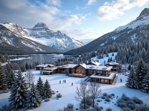 alpine village,oberland,grindelwald,ski resort,mountain village,zermatt,kandern,lake louise,house in mountains,mountain settlement,house in the mountains,mountain huts,christmas landscape,suiza,mountain valley,winter village,morain,rendalen,winter landscape,chalet