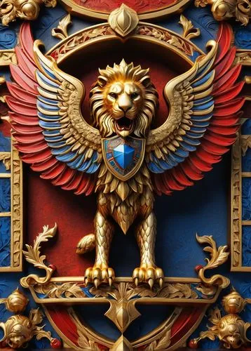 heraldic,heraldic animal,heraldry,lion capital,coats of arms of germany,orders of the russian empire,crest,coat of arms of bird,coat arms,national coat of arms,freemason,freemasonry,heraldic shield,imperial eagle,coat of arms,emblem,monarchy,national emblem,emperor,escutcheon,Art,Classical Oil Painting,Classical Oil Painting 28