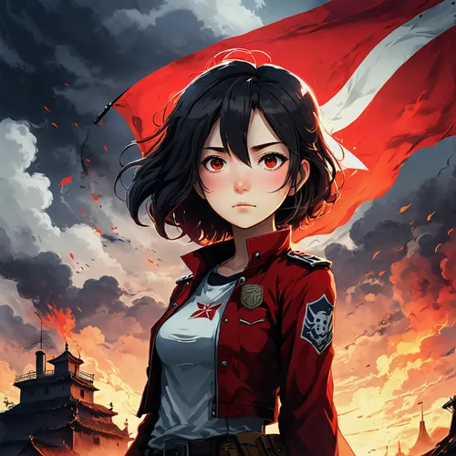 scarlet sail,gunkanjima,red sail,red background,light cruiser,vietnam,kantai,chinese flag,hong,red russian,on a red background,explosion,destroyer,meteora,marine,sanya,people's republic of china,fire background,french digital background,himuto,Illustration,Abstract Fantasy,Abstract Fantasy 07