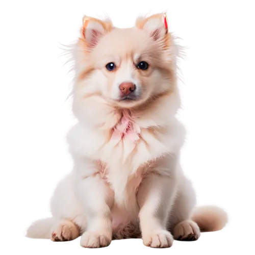 cute animal, puppy eyes, fluffy fur, soft whiskers, tiny nose, pink tongue, white paws, sitting posture, innocent expression, natural light, shallow depth of field, warm color tone, cinematic composit