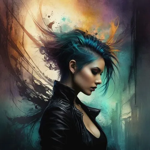 celldweller,karou,salander,seelie,mystical portrait of a girl,behenna,transistor,fantasy art,unseelie,gothic woman,evanescence,fantasy portrait,goth woman,gontier,blue enchantress,deviantart,hecate,faery,tonks,blue hair,Conceptual Art,Daily,Daily 32