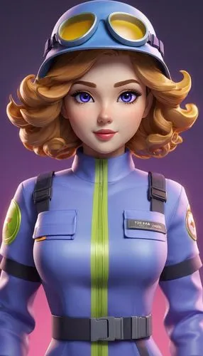 ssx,taikonauts,aviatrix,brigette,glider pilot,nausicaa,Unique,3D,3D Character