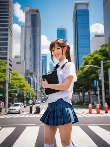 school skirt,street shot,ayami,miniskirted,imerina,adumin,chiho,shibuya crossing,suzuko,ikumi,miru,holding ipad,ayata,anime japanese clothing,nmb,ayaka,maaya,ayumi,hitomi,mikuru asahina,Illustration,Vector,Vector 03