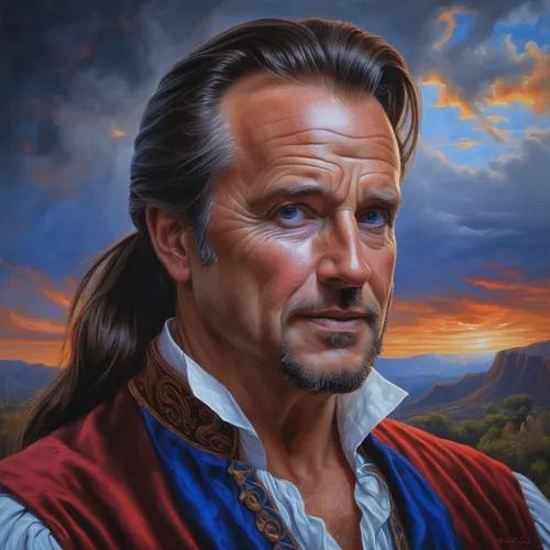 lokportrait,fantasy portrait,romantic portrait,portrait background,scullion,world digital painting,patriot,oil painting,oil painting on canvas,man portraits,digital painting,christian berry,artist portrait,painting technique,east-european shepherd,abraham,oil on canvas,official portrait,robert harbeck,art painting