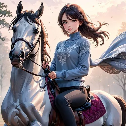 horseback,equestrian,epona,horse riding,longmei,horseback riding,Anime,Anime,General