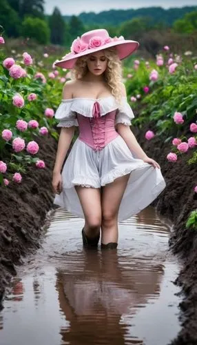 countrywoman,the blonde in the river,countrygirl,milkmaids,countrywomen,blooming field,heidi country,girl in the garden,farm girl,wonderland,alice in wonderland,neopolitan,dirndl,secret garden of venu