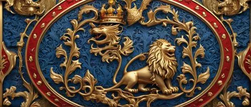 heraldic animal,heraldic,fire screen,lion capital,heraldry,motifs of blue stars,escutcheon,swedish crown,ceremonial coach,theater curtain,theatre curtains,heraldic shield,stage curtain,vestment,panel,head plate,coat arms,fleur-de-lys,crest,decorative element,Illustration,Retro,Retro 20