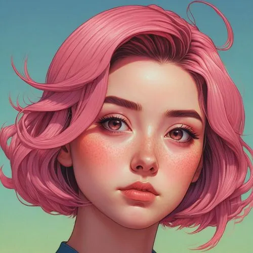 maeve,pink dahlias,digital painting,girl portrait,portrait background,dahlia pink,fantasy portrait,neopolitan,peony pink,world digital painting,dribbble,custom portrait,pink peony,pink dawn,bubblegum,pink background,dahlia,eloise,natural pink,clementine,Conceptual Art,Daily,Daily 25