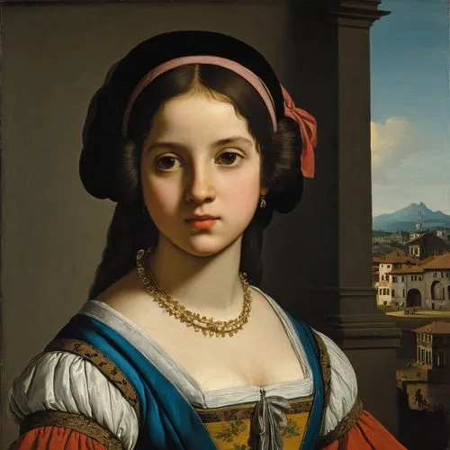 portrait of a girl,portrait of a woman,girl with cloth,young woman,cepora judith,lacerta,barberini,girl with a pearl earring,young lady,girl in cloth,rosella,raffaello da montelupo,girl portrait,girl with bread-and-butter,portrait of christi,child portrait,andrea del verrocchio,artemisia,woman holding pie,girl wearing hat,Art,Classical Oil Painting,Classical Oil Painting 25