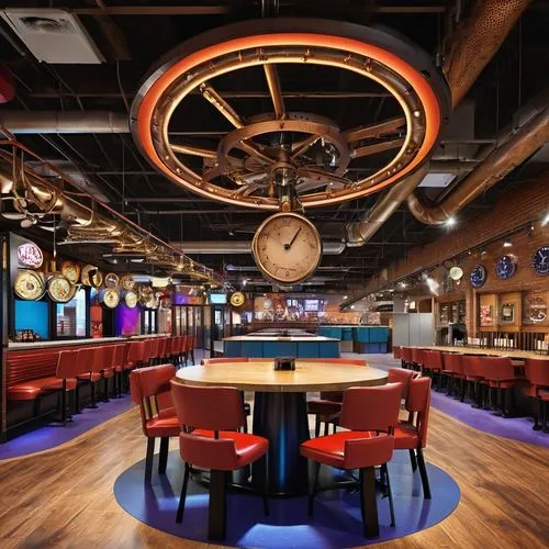 ufo interior,children's interior,bar stools,play area,japanese restaurant,hardrock,steamworks,game room,new york restaurant,barstools,beer tables,gastropub,hard rock cafe,a restaurant,gameworks,flying saucer,choctaw,playrooms,playroom,hard rock,Photography,General,Realistic