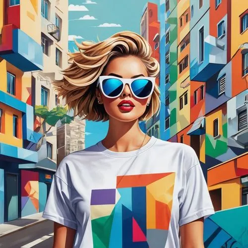 wpap,fashion vector,pop art style,cool pop art,shopping icon,welin,vector illustration,world digital painting,vector graphic,colorful city,vector girl,80's design,layard,colorful background,threadless,vector art,colorama,adobe illustrator,illustrator,retro woman,Art,Artistic Painting,Artistic Painting 45