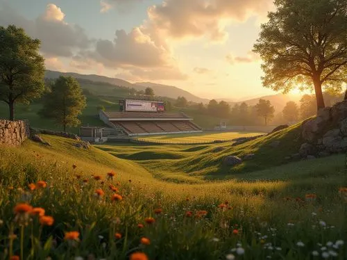 grassfields,salt meadow landscape,the golf valley,meadow,neyland,blooming field,hillsdown,meadow landscape,summer meadow,green meadow,gridiron,racecourse,forest ground,hillside,greenbrier,stadia,spring meadow,beauty scene,meadow rues,mountain meadow,Photography,General,Realistic