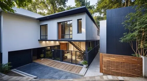 IMAGINE A MODERN STYLE FACADE FOR THIS HOUSE,modern house,timber house,cubic house,weatherboards,cube house,modern architecture,landscape design sydney,garden design sydney,residential house,two story