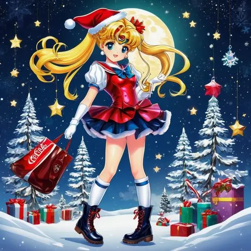 christmas snowy background,christmasbackground,christmas background,christmas wallpaper,retro christmas girl,christmas pin up girl,pin up christmas girl,blonde girl with christmas gift,santa claus,minako,christmas messenger,santapaola,christmas motif,christmasstars,advent star,christmas woman,michiru,christmas girl,christmas angel,christmas snow,Illustration,Abstract Fantasy,Abstract Fantasy 01