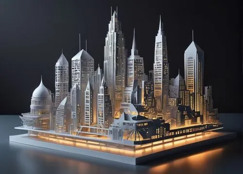 3d rendering,chrysler building,futuristic architecture,unbuilt,cityscapes,metropolis,lego city,arquitectonica,megaproject,3d fantasy,urban development,fantasy city,maquettes,urbanization,maquette,architettura,gehry,city cities,urbanized,city buildings,Unique,Paper Cuts,Paper Cuts 04