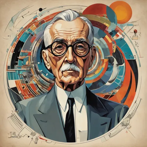 The World's Oldest Living Man Was Born Before We Even Had Radios,stan lee,walt,analyze,theoretician physician,sci fiction illustration,vector illustration,psychoanalysis,physicist,inventor,graphisms,a