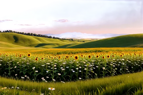 salt meadow landscape,meadow landscape,dandelion field,grasslands,blooming field,yellow grass,flower field,sunflower field,meadow in pastel,alpine meadow,dandelion meadow,summer meadow,mountain meadow,grassland,meadow,flowers field,wheatfield,wheat field,landscape background,field of flowers,Conceptual Art,Daily,Daily 35