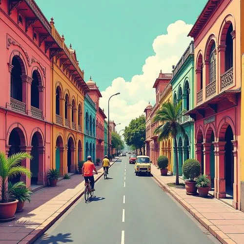 paramaribo,curacao,campeche,villahermosa,cuba background,antiguaguatemala,Illustration,Realistic Fantasy,Realistic Fantasy 02