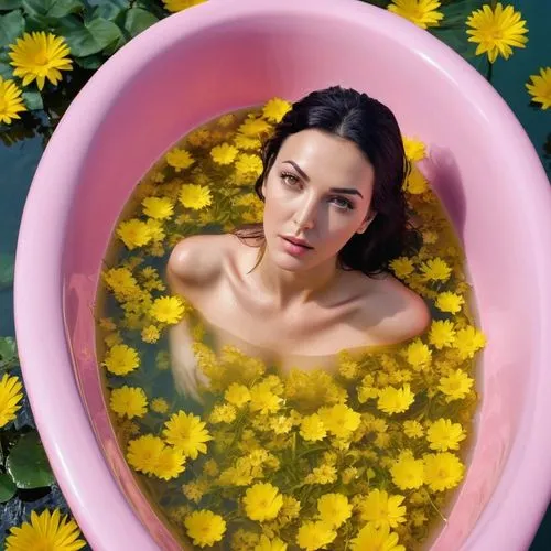 bathtub,tropico,the girl in the bathtub,flower water,floatation,tub,water flowers,serebro,floatable,bathwater,girl in flowers,lily water,andreasberg,flotation,water rose,oreiro,water flower,beautiful girl with flowers,milk bath,yellow roses,Photography,General,Realistic